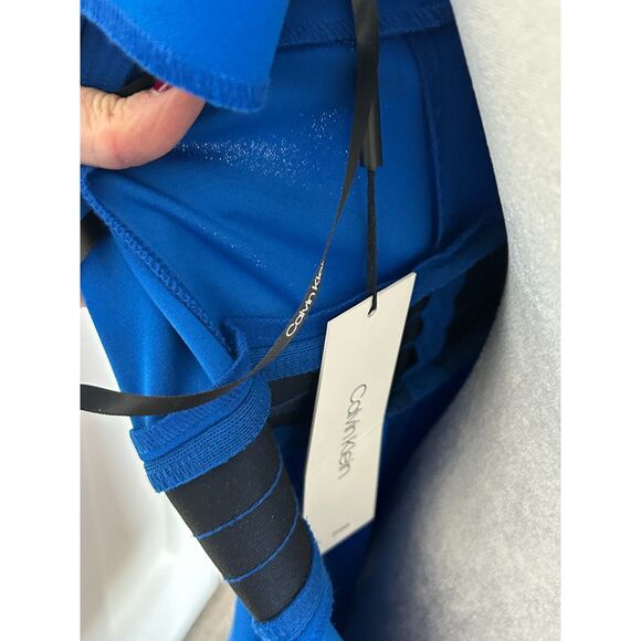 NWT Calvin Klein Swish Vintage-Style Sleeveless Dress Size 4 - Picture 5 of 9